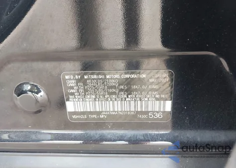 2022 Mitsubishi Eclipse Cross Se S-Awc/Se Special Edition S-Awc/Sel S-Awc/Sel Special Edition S-Awc from USA, damaged, VIN JA4ATWAA7NZ018367